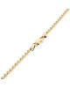 Bead Chain Necklace in Yellow Gold